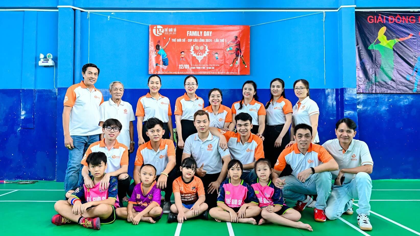 Giải cầu lông FAMILY DAY – Tranh Cup THẾ GIỚI SỐ
