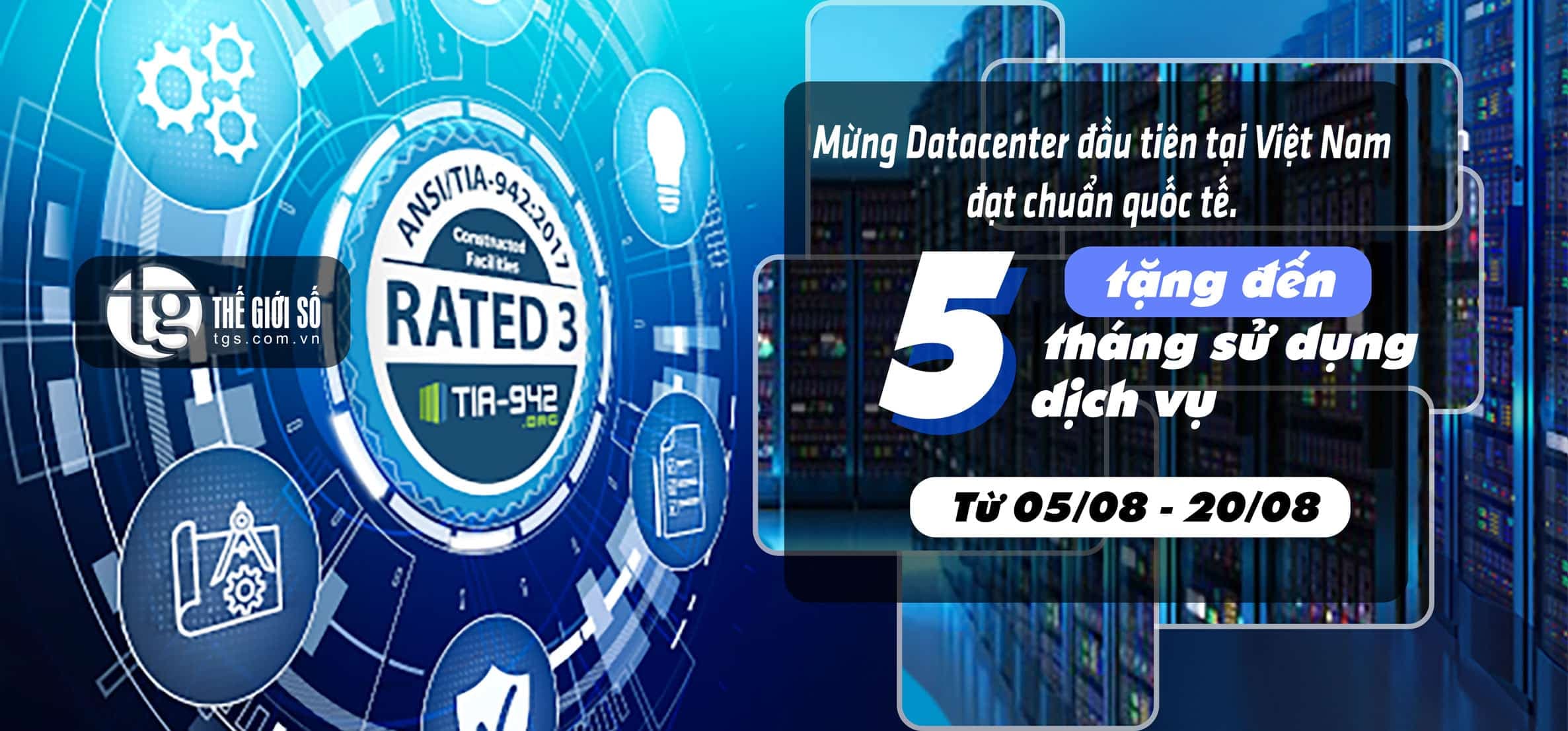 Thế Giới Số khuyến mãi tặng 05 tháng dịch vụ thuê chỗ đặt server và Viettel IDC giảm đến 25% dịch vụ HOSTING, CLOUD SERVER